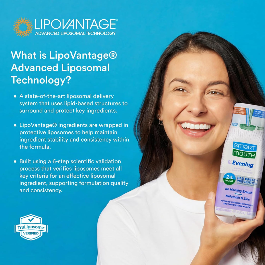 SmartMouth Advanced Liposomal Morning &amp; Evening Mouthwash Duo