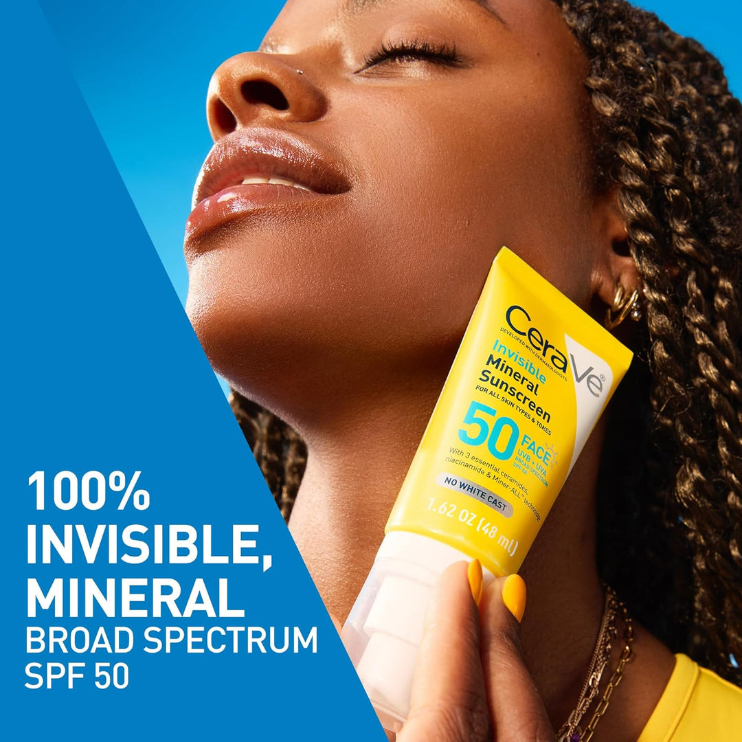CeraVe Invisible Mineral Sunscreen SPF 50
