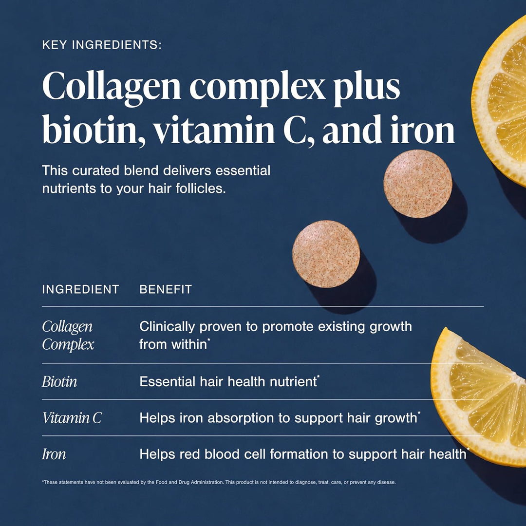 Viviscal Hair Growth Supplements for Women with Biotin & Marine Collagen 90-Day Supply