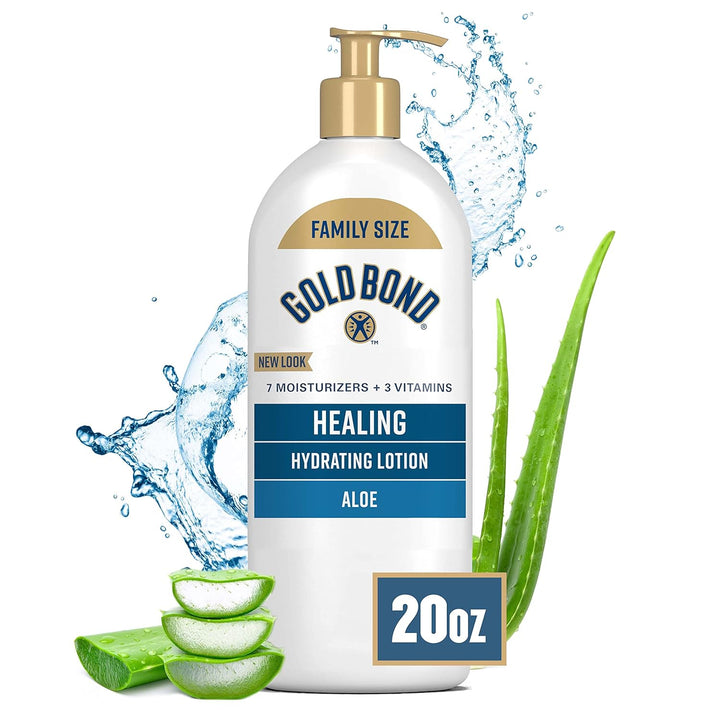 Gold Bond Healing Hydrating Lotion With Aloe, Moisturizes, Immediate 24-Hour Hydration - 566g