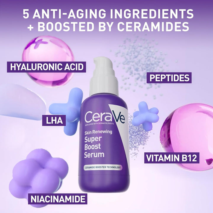 CeraVe Skin Renewing Super Boost Anti-Aging Face Serum