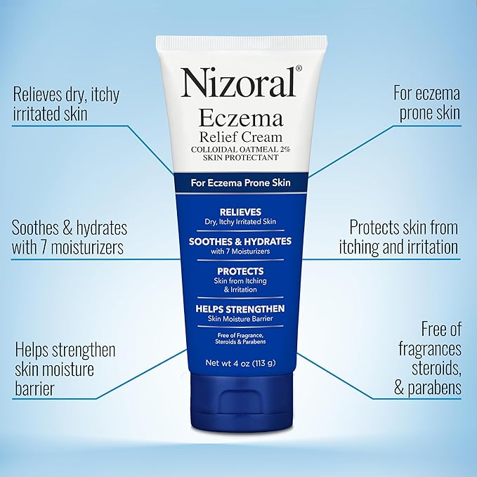 Nizoral - Eczema Relief Cream – Colloidal Oatmeal 2% – 113g