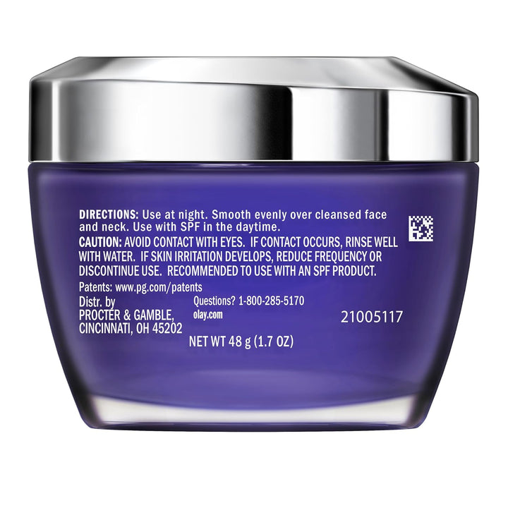 Olay - Retinol 24 Max Moisturize - Nachtcrème voor het gezicht - 48g