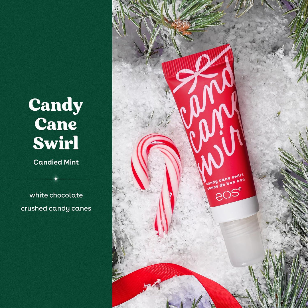 Title  eos Candy Cane Swirl Super Balm Holiday Lip Treatment