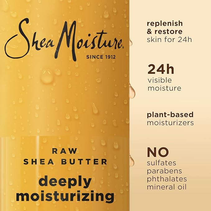 SheaMoisture - Raw Shea Butter Body Wash Restore Deeply Moisturizing -532ml