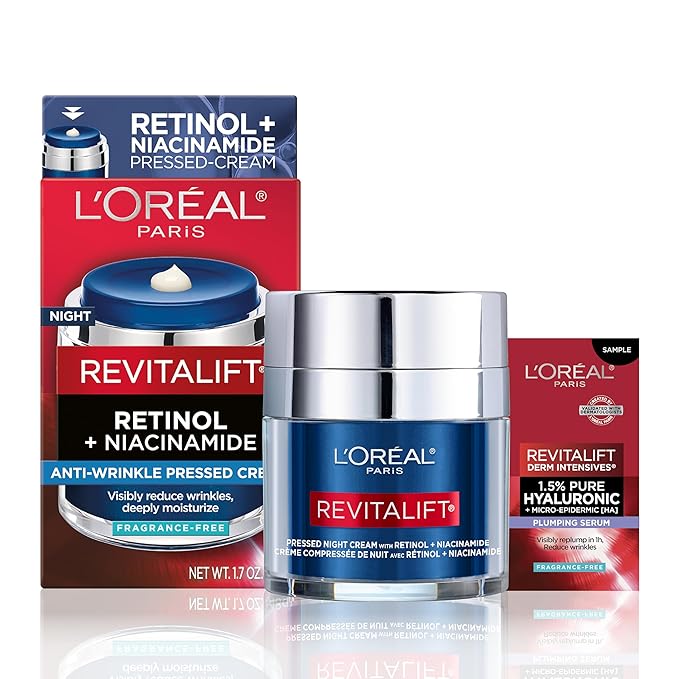 L’Oréal Paris - Revitalift Pressed Night Cream, Retinol - 48g