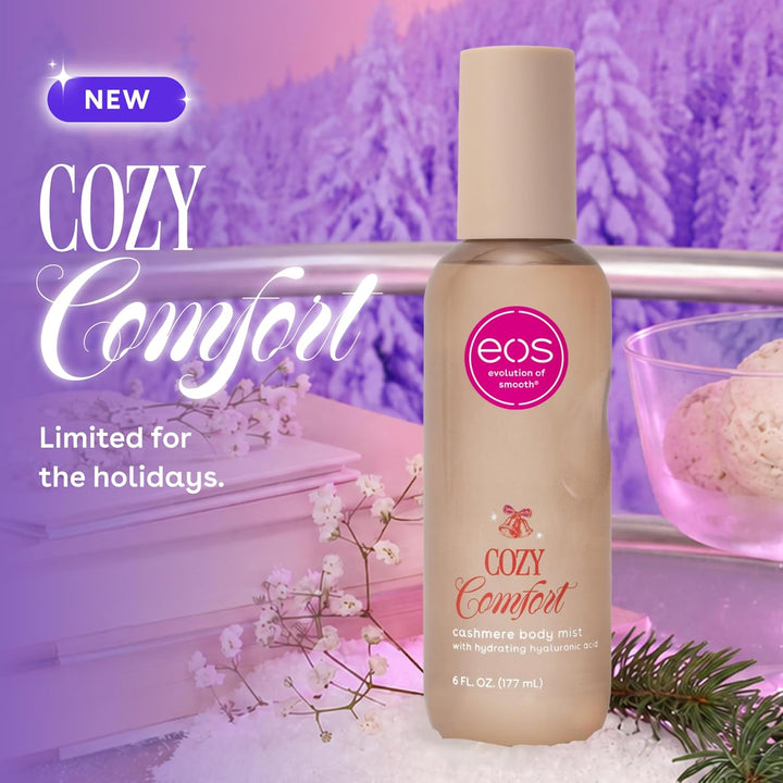 eos Cozy Comfort Body Mist Milky Vanilla Fragrance