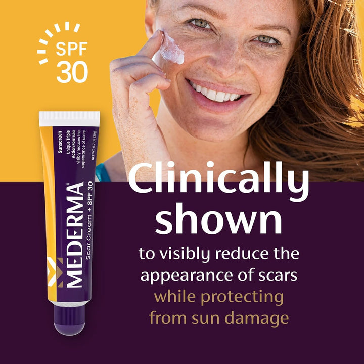 Mederma - Scar Cream Plus SPF 30 -  Sun Damage, Reduces the Appearance of Scars