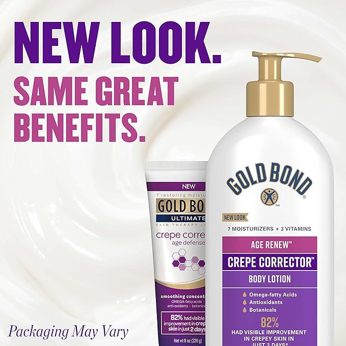 Gold Bond Age Renew Crepe Corrector Body Lotion, Replenishing & Smoothing Formula - 396g