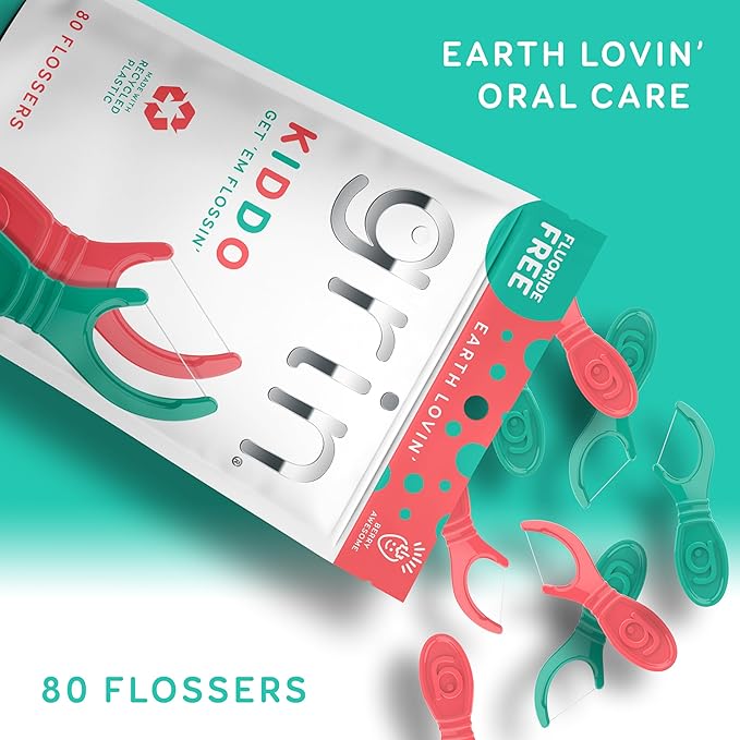 Grin Kiddo Flossers Berry Awesome Flavor