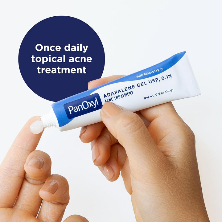 PanOxyl - Adapalene Gel USP, 0.1%, Acne Treatment - 15 g