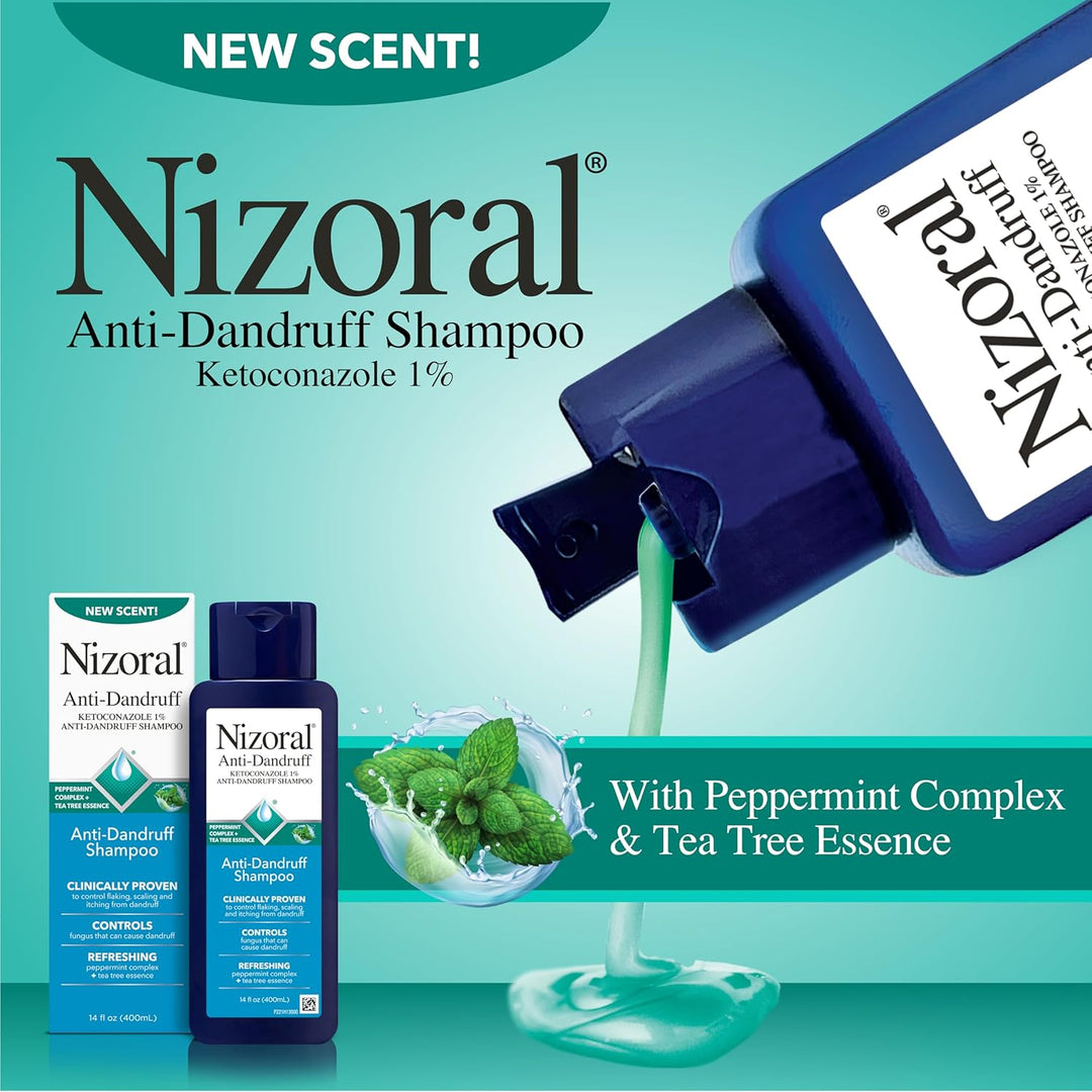 Nizoral Anti-Dandruff Shampoo  Peppermint and Tea Tree Scent