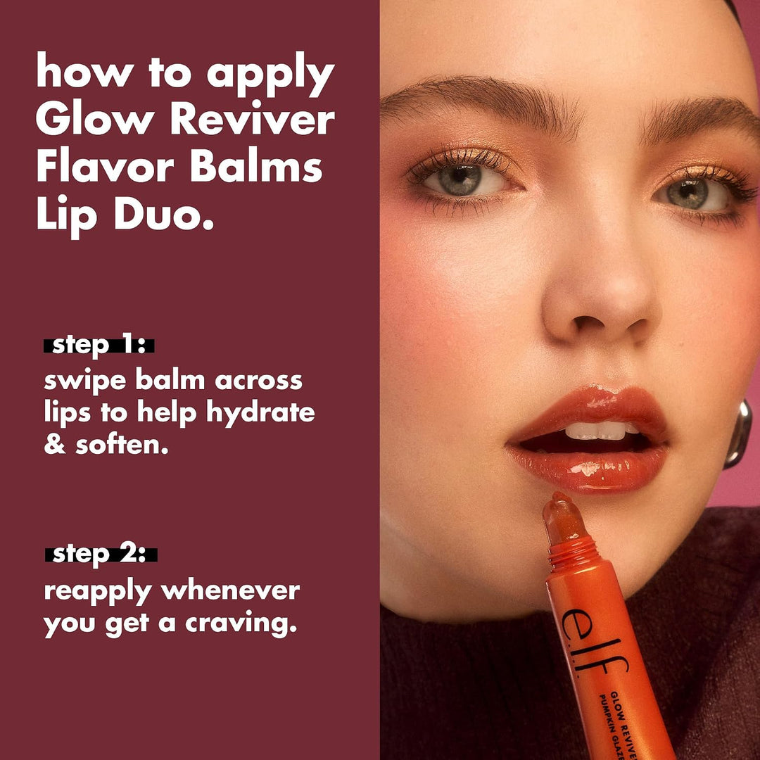 e.l.f. Cosmetics Glow Reviver Flavor Balms Lip Duo