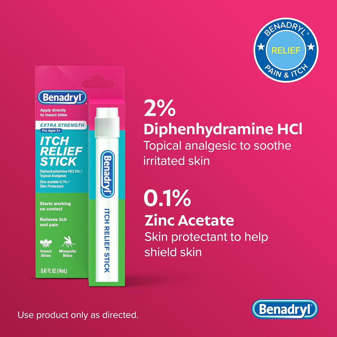 Benadryl Extra Strength Itch Relief Stick