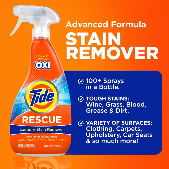 Tide - Rescue Détachant pour lessive - Hardnekkige Vlekken - Set de 3 x 88 ml