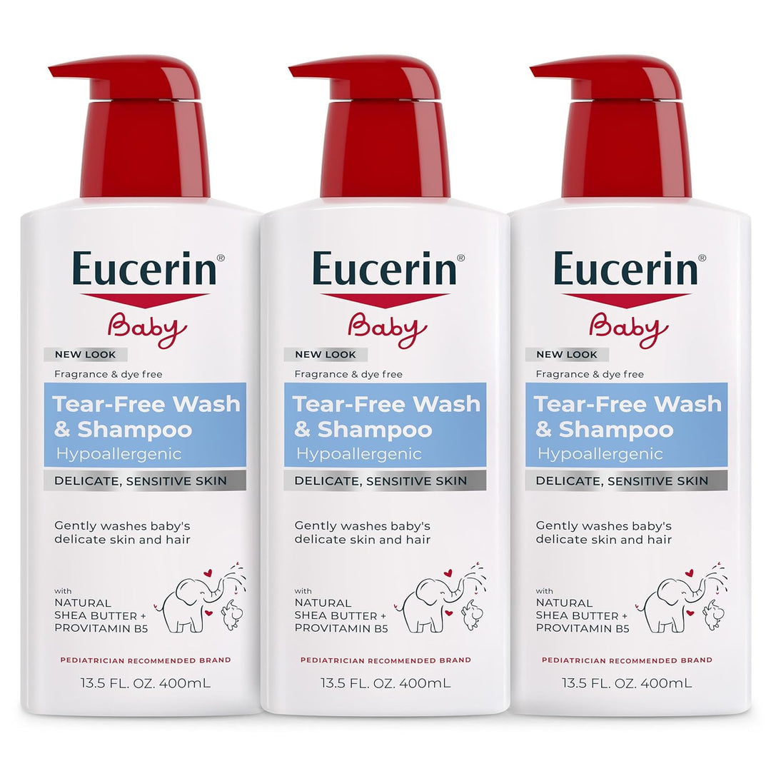 Eucerin Baby Wash & Shampoo 2-in-1 Tear-Free Cleanser set