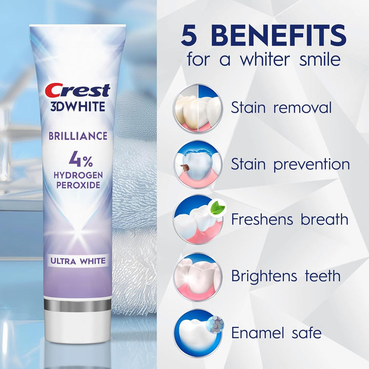 Crest 3D White Brilliance Pro Ultra White Whitening Toothpaste