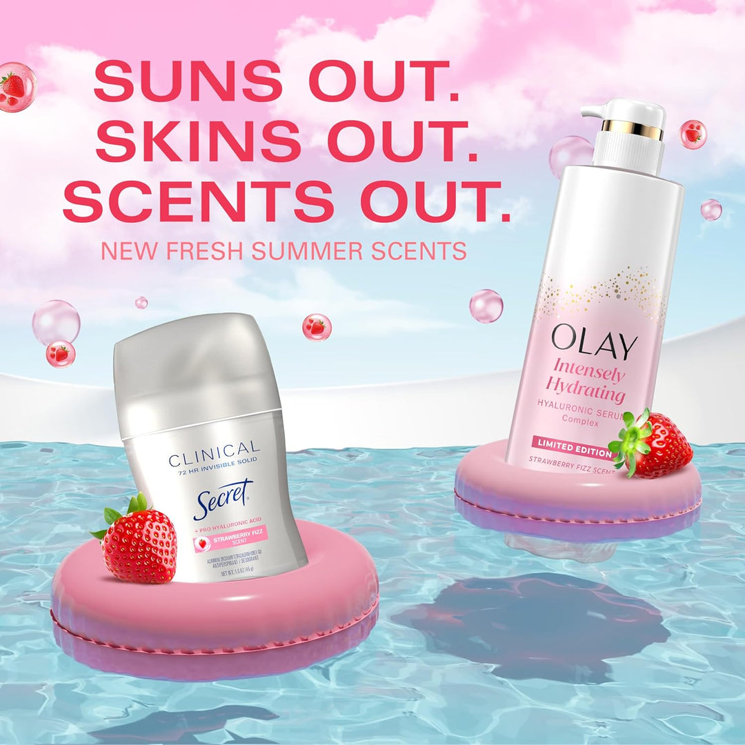 Secret Clinical Strength Antiperspirant Deodorant Strawberry Fizz