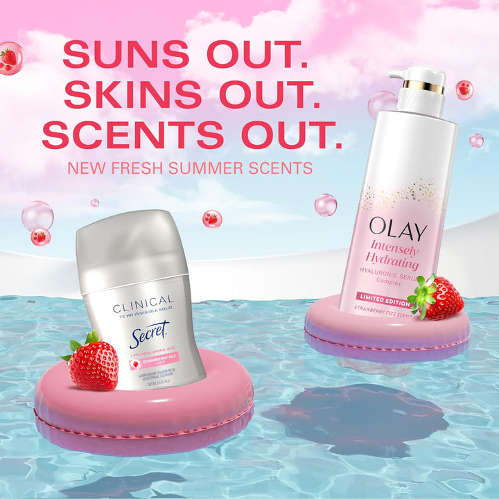 Secret Clinical Strength Antiperspirant Deodorant Strawberry Fizz