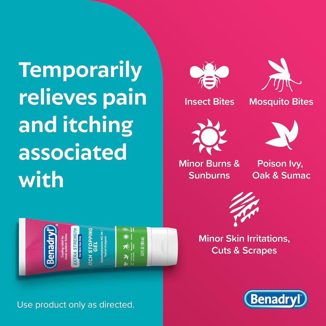 Benadryl Extra Strength Itch Stopping Gel