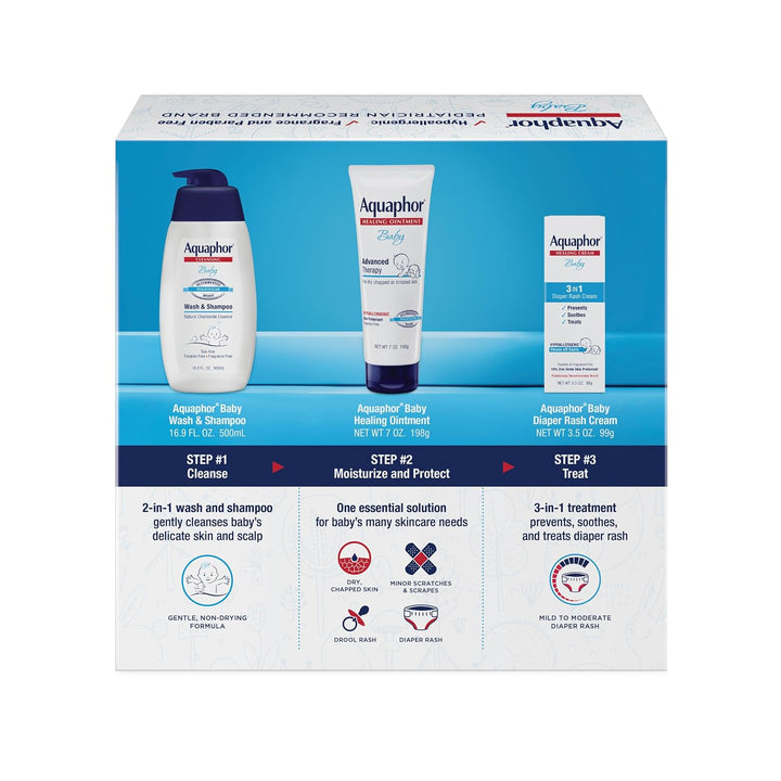 Aquaphor Baby Skincare Essentials Gift Set 3-Piece