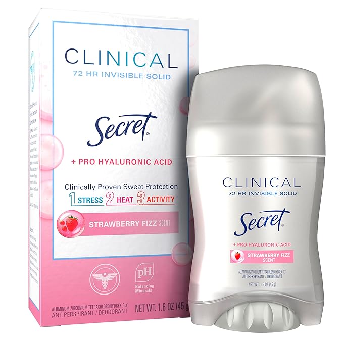 Secret Clinical Strength Antiperspirant Deodorant Strawberry Fizz