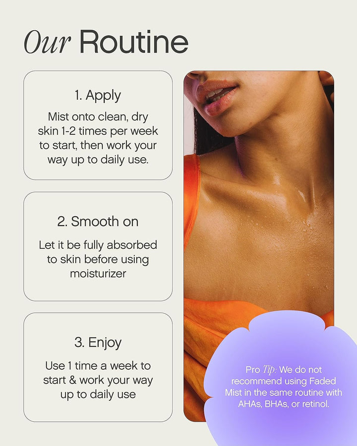 Topicals - Faded Skin Mist Serum Mist For Dark Spots + Discoloration
