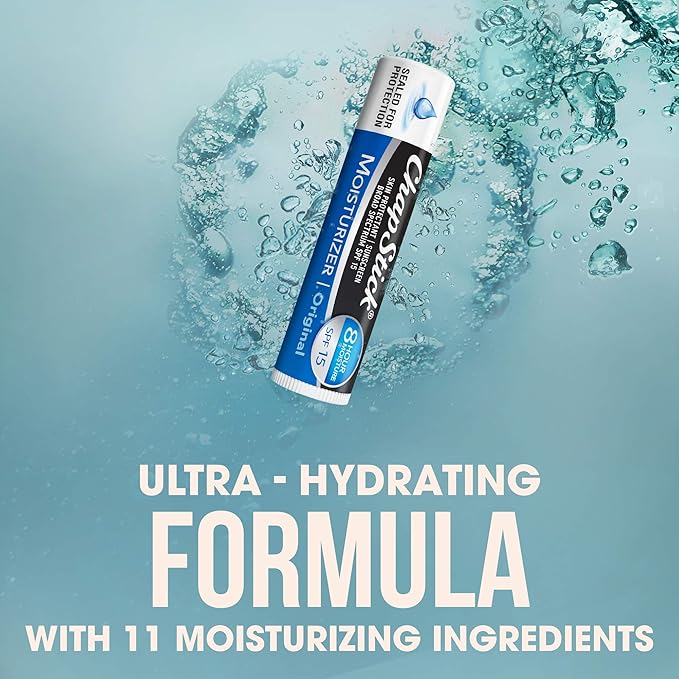 ChapStick Lip Moisturizer Huidbeschermende Lippenbalsem Tubes - Lippenbalsem - SPF 15 - Origineel