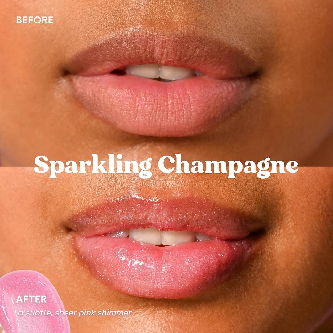 eos Sparkling Champagne Dewy Lip Shine Shimmer