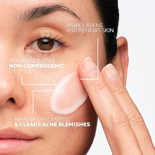 La Roche-Posay - Effaclar Dual Acne Face Wash - 4% Benzoyl Peroxide - 200ml