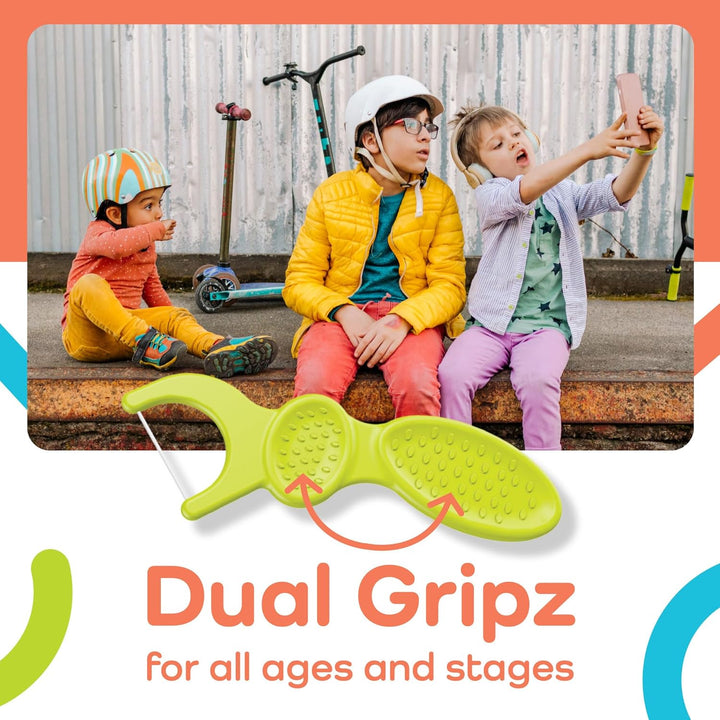 Plackers Kids Dual Gripz Floss