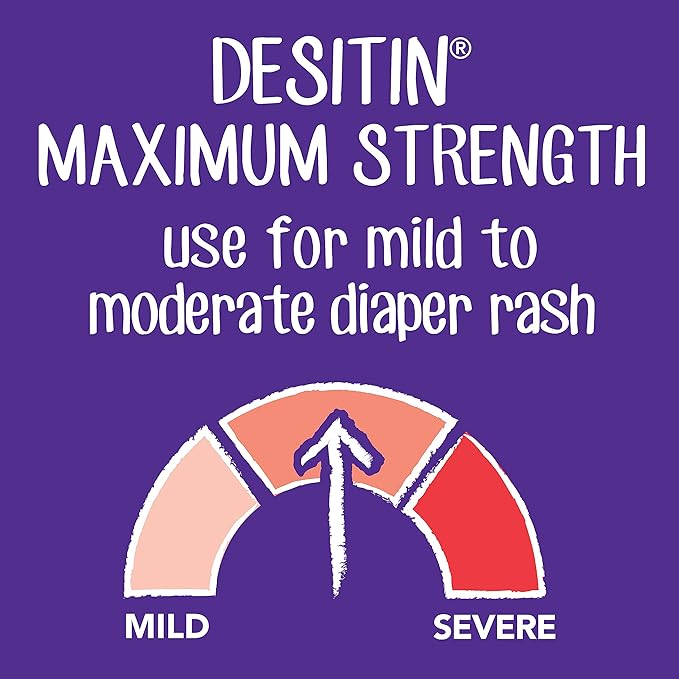 Desitin - Maximum Strength Baby Diaper Rash Cream with Zinc Oxide - 113g
