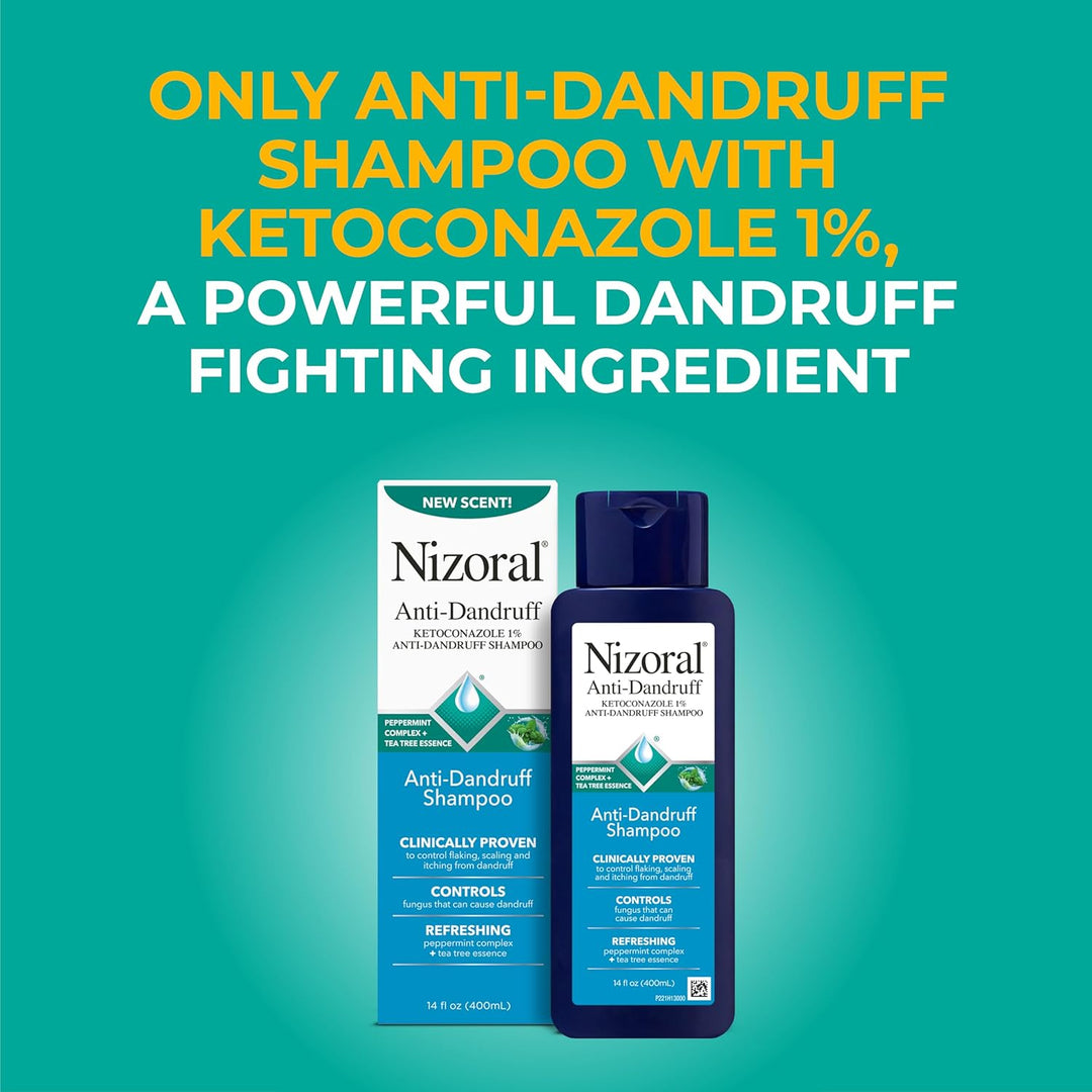 Nizoral Anti-Dandruff Shampoo  Peppermint and Tea Tree Scent