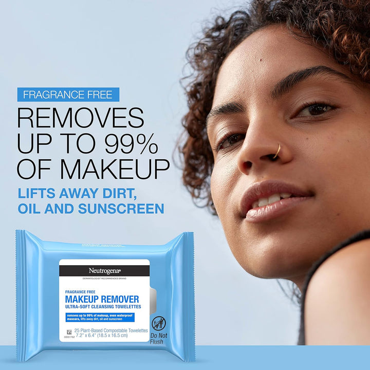 Neutrogena - Cleansing Fragrance Free Makeup Remover Face Wipes