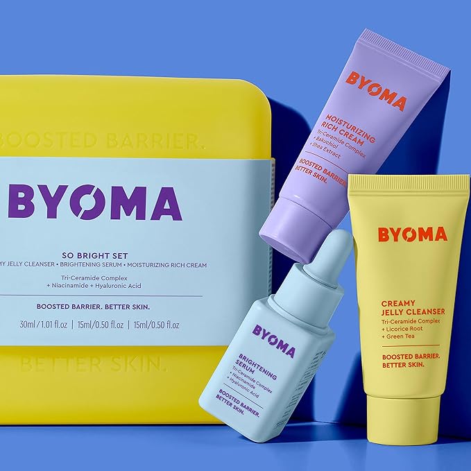 BYOMA - Barrier Repair Skincare Set for Brighter Skin - So Bright Set