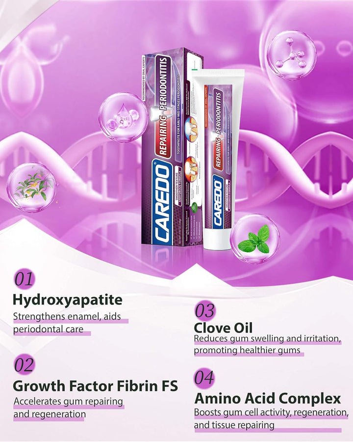 Caredo Gum Toothpaste for Periodontitis & Receding Gums