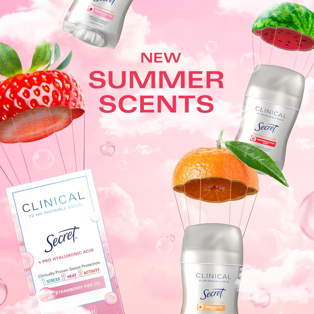 Secret Clinical Strength Antiperspirant Deodorant Strawberry Fizz