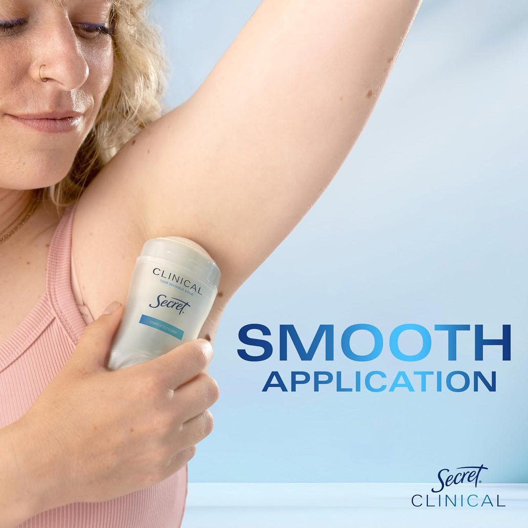 Secret Clinical Strength Antiperspirant Deodorant Completely Clean