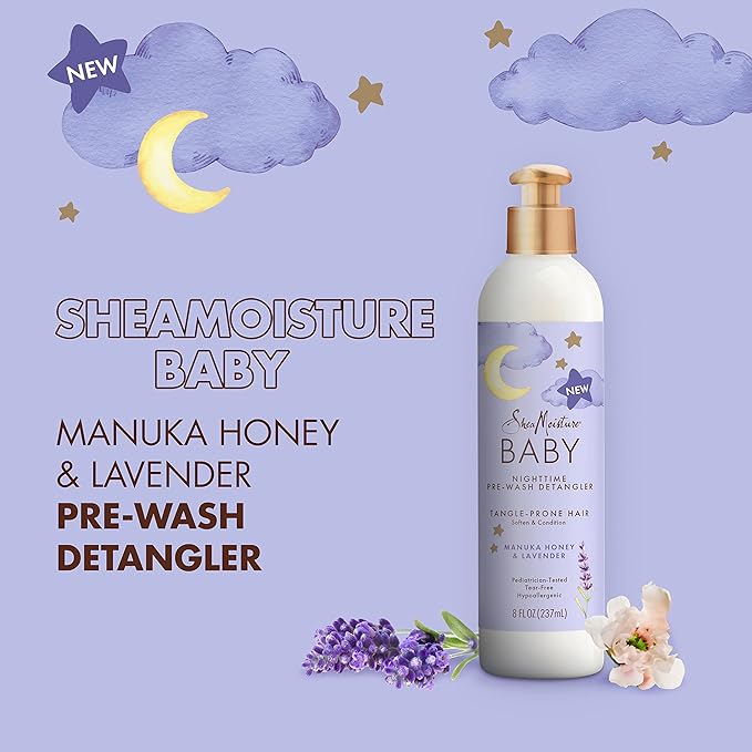 SheaMoisture - Baby Pre-Wash Hair Detangler with Manuka Honey & Lavender – 237ml