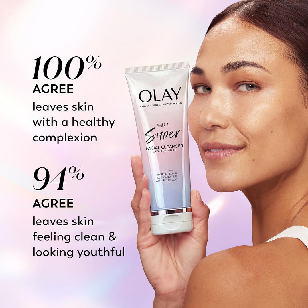 Olay Super Facial Cleanser Deep Clean & Hydrating Face Wash