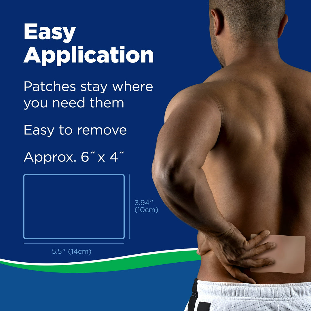 Salonpas - Pain Relief Patch - 12-Hour Mild to Moderate Pain Relief - 9 Large Patches - Warmtepleisters