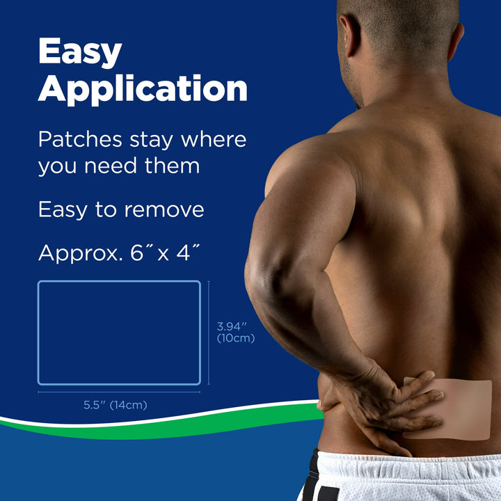 Salonpas - Pain Relief Patch - 12-Hour Mild to Moderate Pain Relief - 9 Large Patches - Warmtepleisters