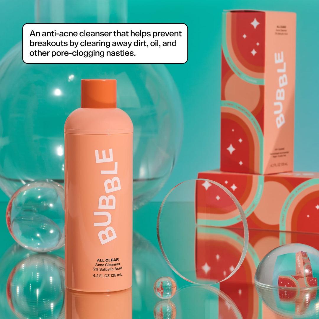 Bubble Skincare All Clear 2% Salicylic Acid Facial Cleanser
