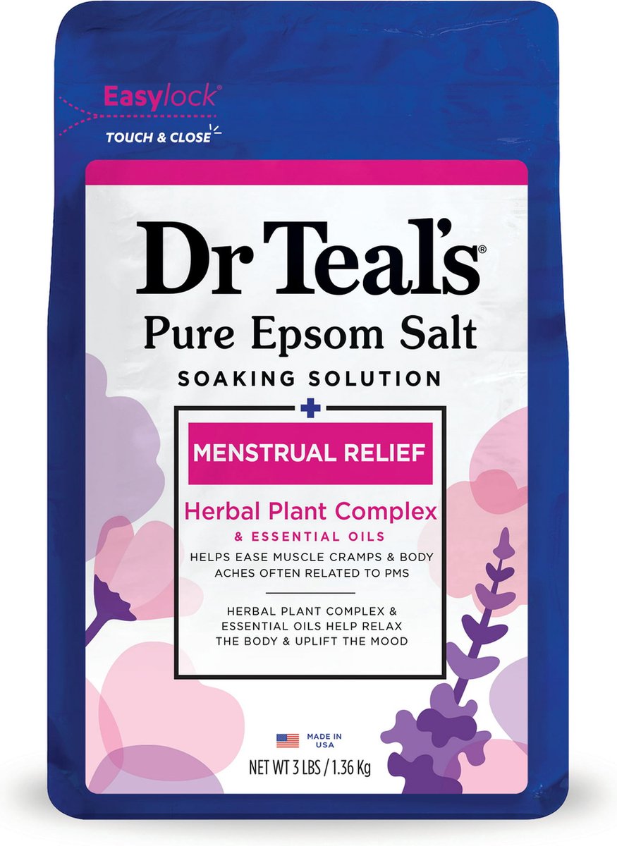 Dr Teal's - Pure Epsom-zoutweek - 1,36 kg