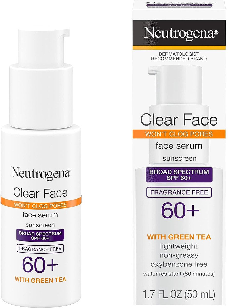 Neutrogena Clear Face Serum zonnebrandcrème - spf60+
