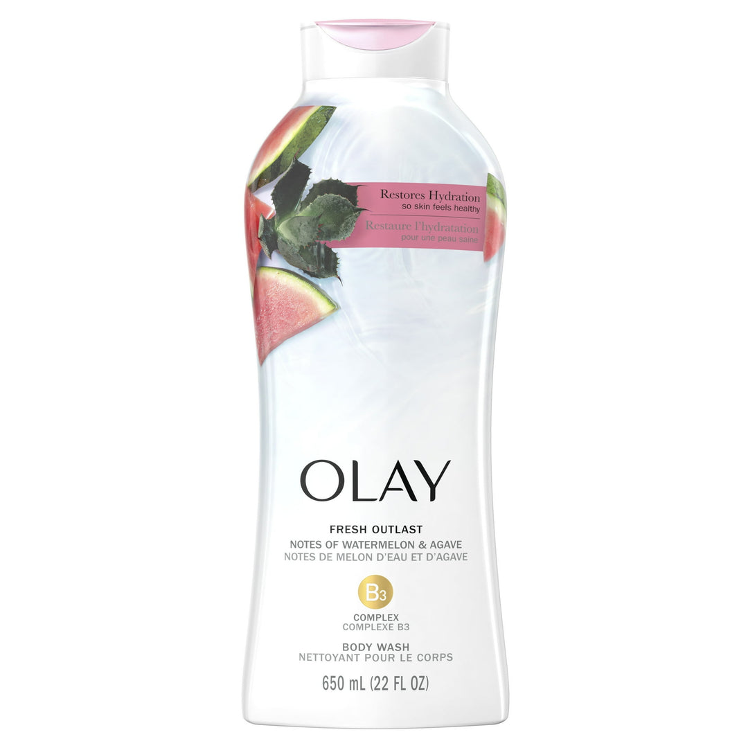 Olay Fresh Outlast Notes of Watermelon & Agave Body Wash - 650ml