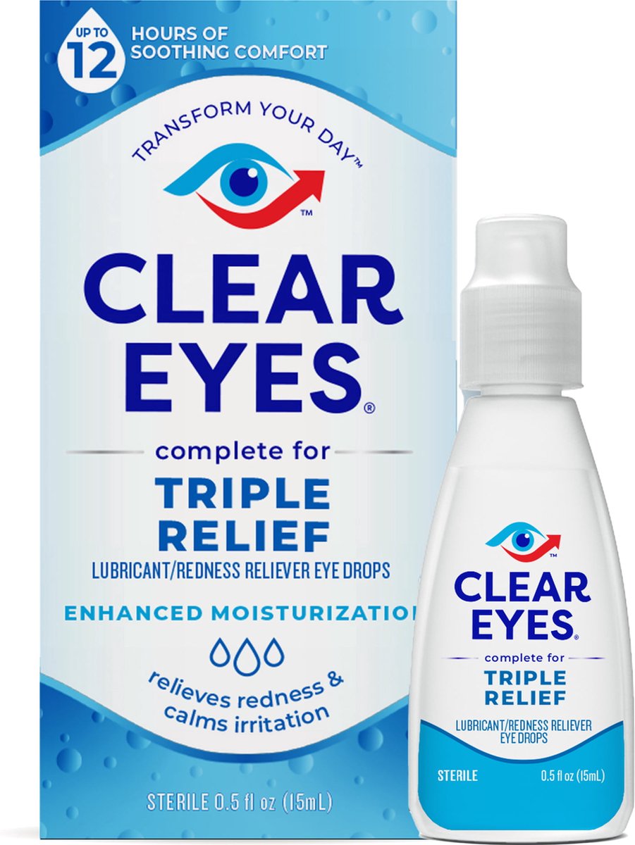 Clear Eyes Triple Action Relief Eye Drops
