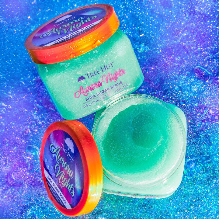 Tree Hut Aurora Nights Shea Sugar Scrub Exfoliating Body Scrub
