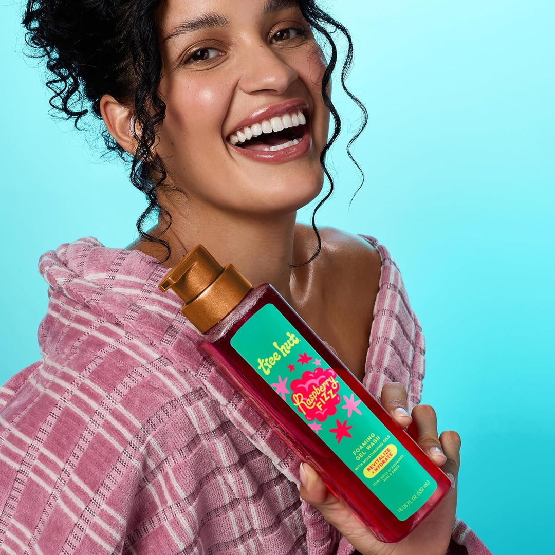 Tree Hut Raspberry Fizz Foaming Gel Body Wash