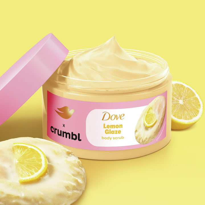 Dove x Crumbl Exfoliating Body Scrub Lemon Cookie